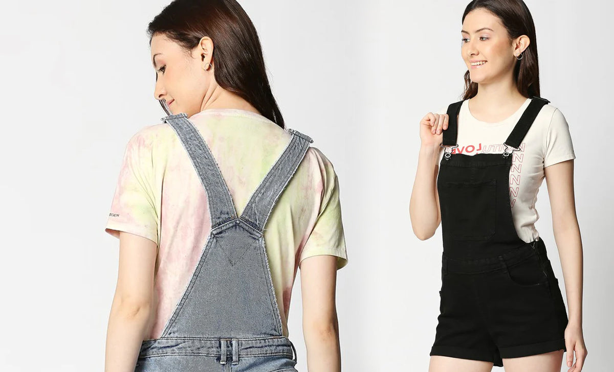 How to Wear and Style Denim Dungarees Dress  Lovegen