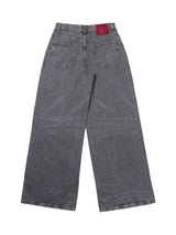 Wide Leg Jeans Grey