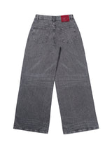 Wide Leg Jeans Grey