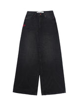 Wide Leg Jeans Black