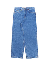 Straight Baggy Jeans Mid Blue