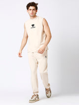 DR Beige Monochrome Jogger