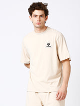 DR Beige Monochrome T-shirt