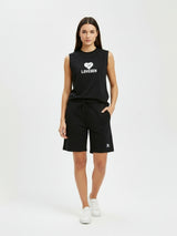 DR Black Monochrome Shorts