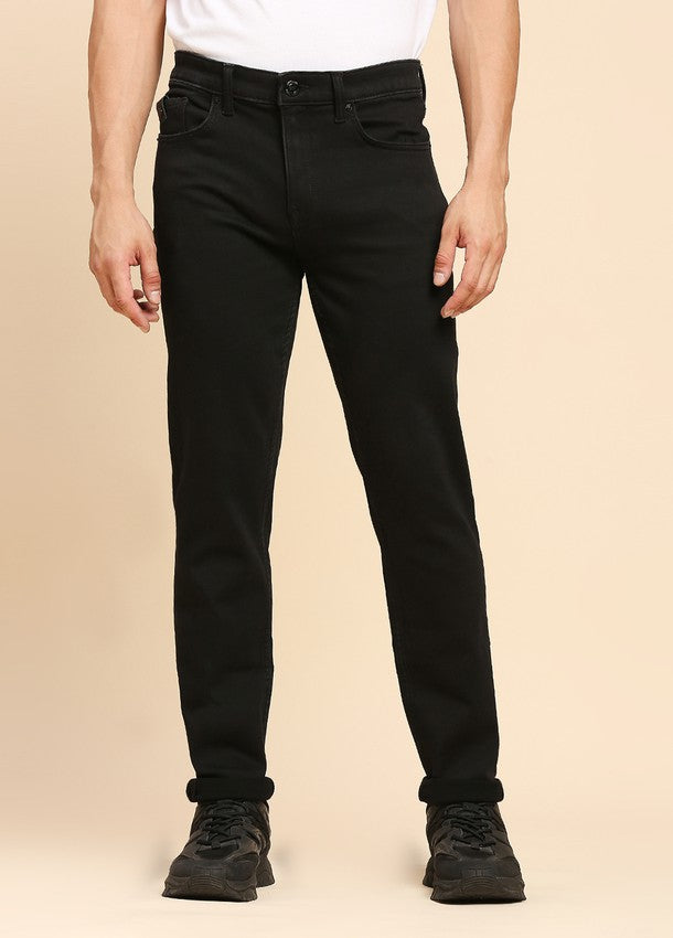 Black Premium Five Pocket Slim Fit Jeans