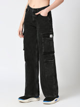 Women’s Wide Leg Multi-Pocket Cargo