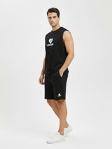 DR Black Monochrome Shorts