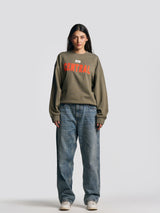 UNISEX HEMSWORTH BAGGY FIT JEANS TINTED MID BLUE