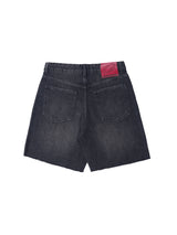 Basic Denim Shorts Dark grey