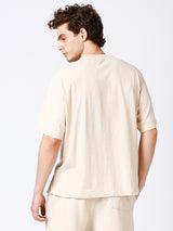 DR Beige Monochrome T-shirt