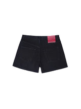 Mini Denim Shorts Black