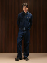 Men's Striped Denim Co-ord Jeans