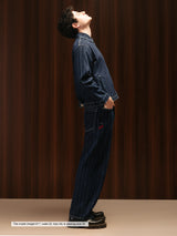 Men's Striped Denim Co-ord Jeans
