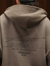 Signature Waffle Hoodie Gull Grey Women