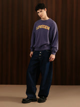 Crewneck Sweatshirt Crown Blue Men