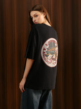 LG Tiger Tee Black Women