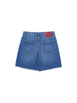 Basic Denim Shorts Dark Blue
