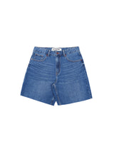 Basic Denim Shorts Dark Blue