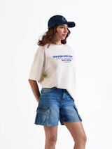 Baggy Cargo Shorts Dark Blue