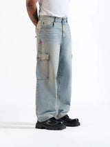 Baggy Cargos Light Blue