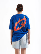 WOMEN'S THE BLAZE TEE BLUE