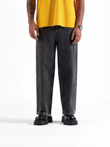 Straight Baggy Jeans Black