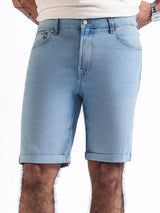 Men Shorts Mid Blue