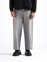 Straight Baggy Jeans Grey