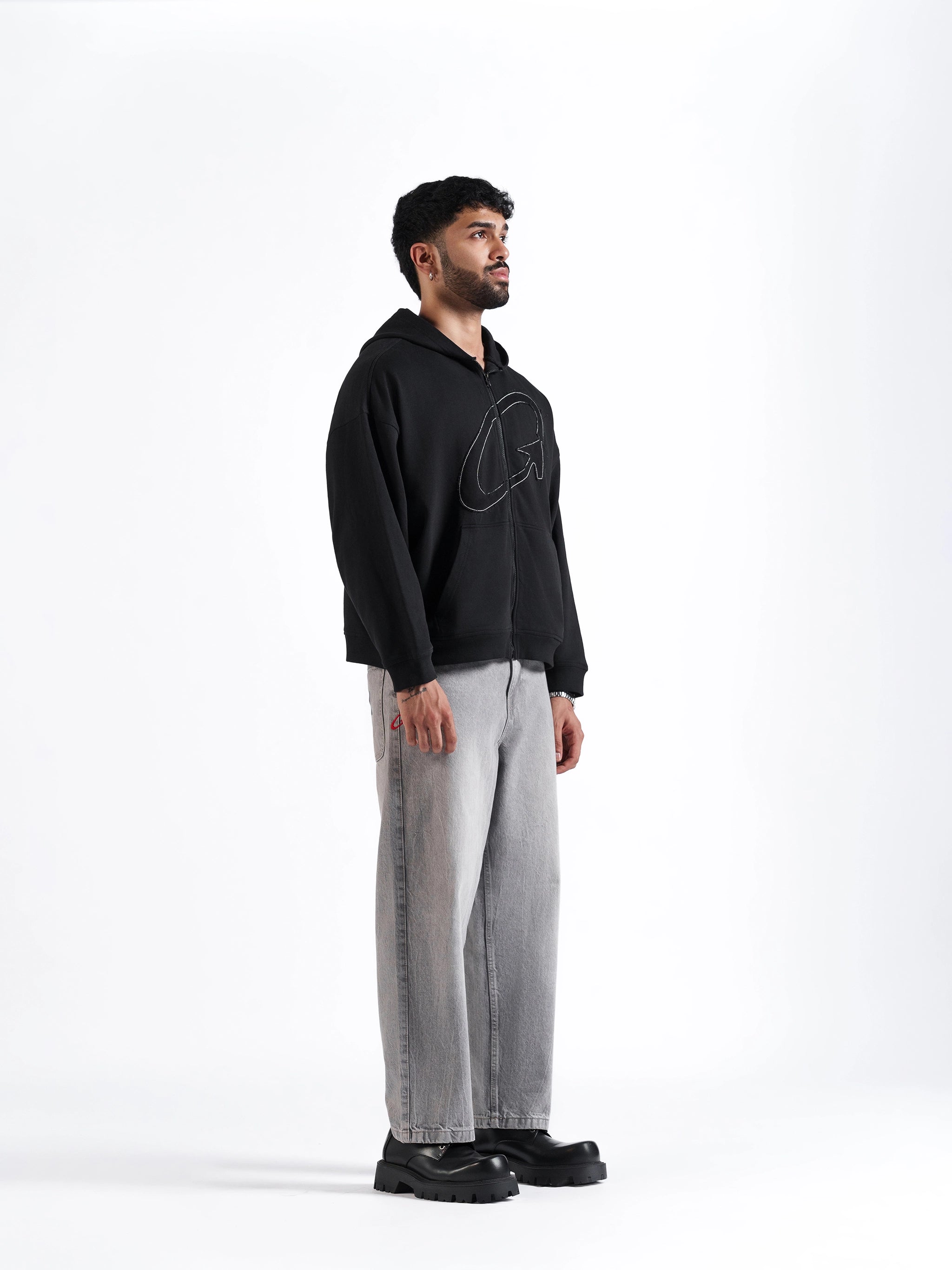 The Orbit Hoodie Black