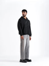 Straight Baggy Jeans Grey