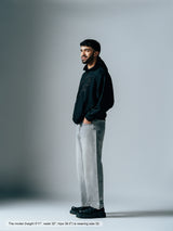 Straight Baggy Jeans Grey