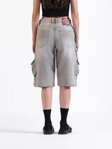 Utility Cargo Jorts Grey