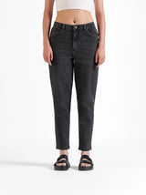Mom Fit Jeans Black