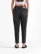Mom Fit Jeans Black