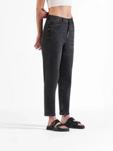 Mom Fit Jeans Black