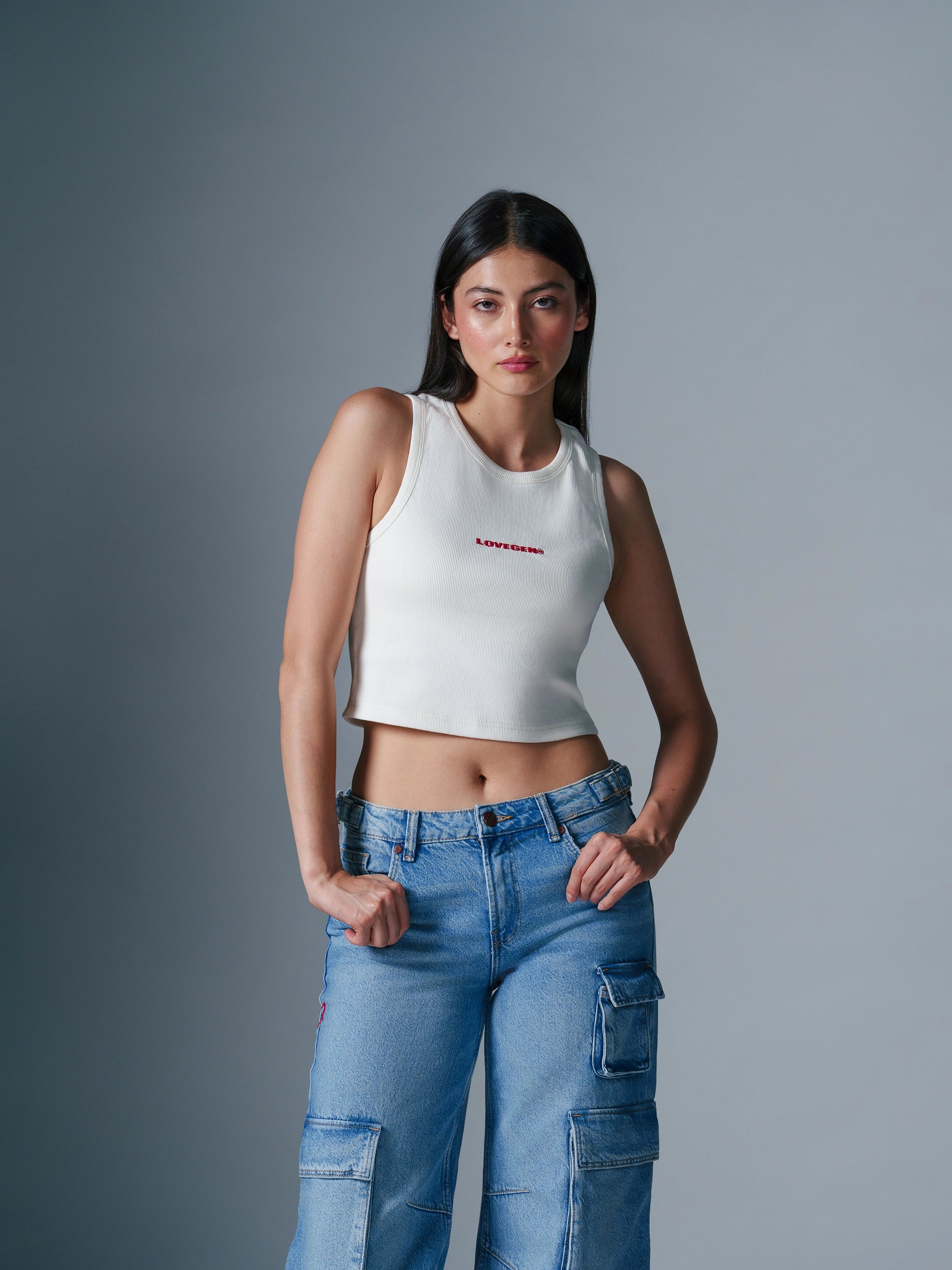 THE CORE TANK TOP WHITE