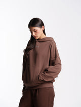 UNISEX BORN THIS WAY HOODIE BROWN