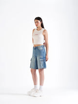 Long Baggy Cargo Shorts