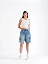 Long Baggy Cargo Shorts