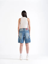 Long Baggy Cargo Shorts