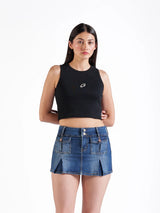 Flared Mini Skirt