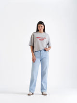 Women's Classic Straight Jeans Light Blue