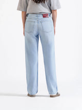 Women's Classic Straight Jeans Light Blue