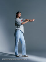 Women's Classic Straight Jeans Light Blue