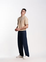 UNISEX HEMSWORTH BAGGY FIT JEANS DARK BLUE