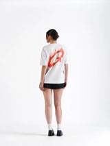 THE BLAZE TEE WHITE