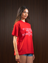 WOMEN'S FLIRT TEE RED