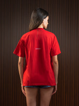 WOMEN'S FLIRT TEE RED