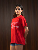 WOMEN'S FLIRT TEE RED