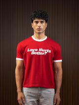 MEN'S RINGER TEE RED
